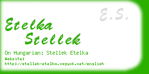 etelka stellek business card